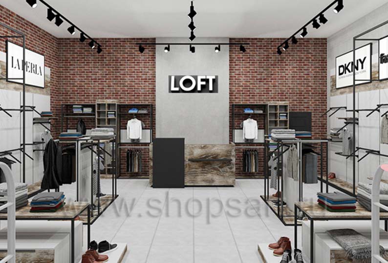 Komercijalna oprema za trgovine odjećom kolekcije LOFT