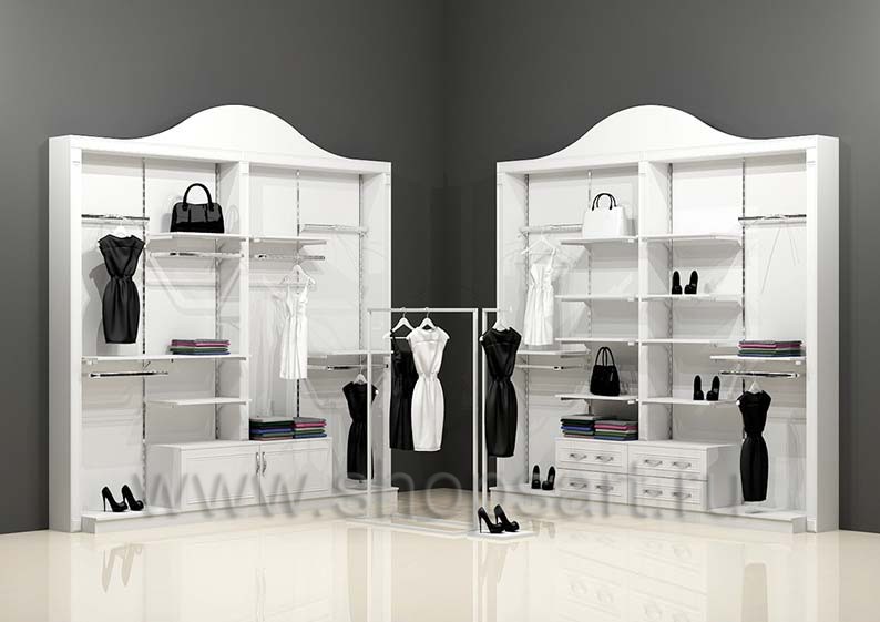 Мебель для магазинов одежды, Мебель для бутика в Алматы. Купить витрины, полки для магазинов