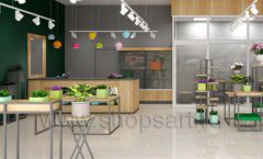 Дизайн интерьера магазина цветов торговое оборудование БУКЕТ Дизайн 07