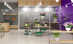 Дизайн интерьера магазина цветов торговое оборудование БУКЕТ Дизайн 08