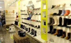 Торговое оборудование отдела детской обуви магазина Винни Рублевское шоссе коллекция СИНИЙ ВЕТЕР Фото 3
